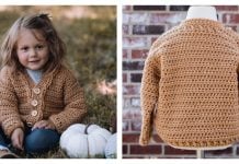Toddler Grandpa Sweater Free Crochet Pattern