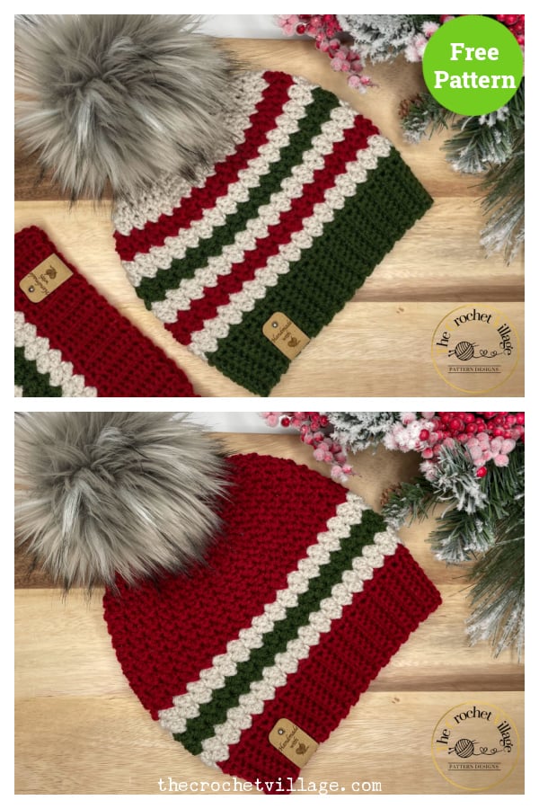Winter Sled Beanie Free Crochet Pattern