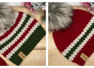 Winter Sled Beanie Free Crochet Pattern