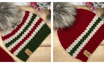 Winter Sled Beanie Free Crochet Pattern