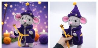 Wizard Mouse Amigurumi Free Crochet Pattern
