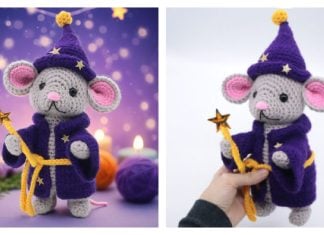 Wizard Mouse Amigurumi Free Crochet Pattern