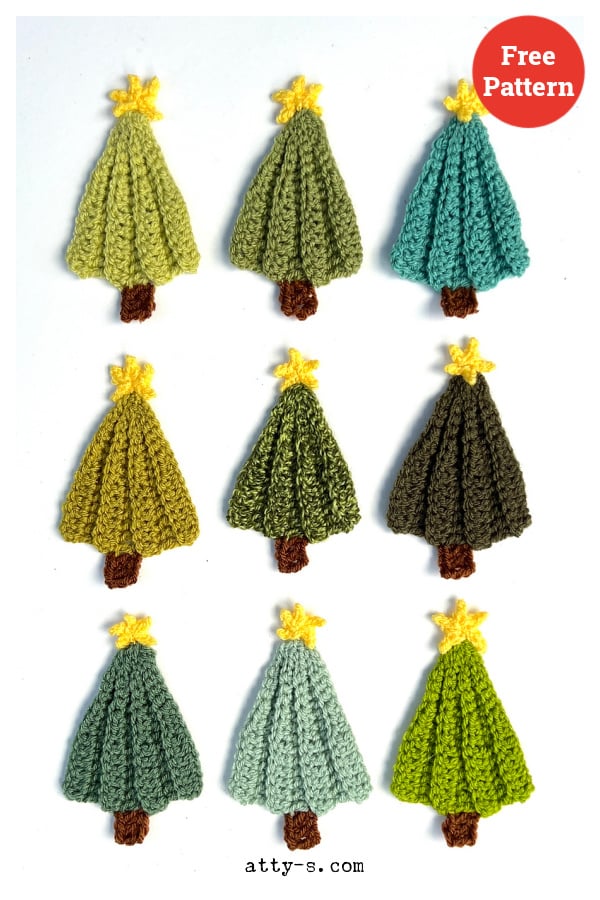 Christmas Tree Ornament Free Crochet Pattern