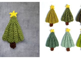 Christmas Tree Ornament Free Crochet Pattern