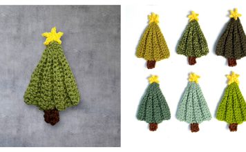 Christmas Tree Ornament Free Crochet Pattern