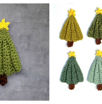 Christmas Tree Ornament Free Crochet Pattern