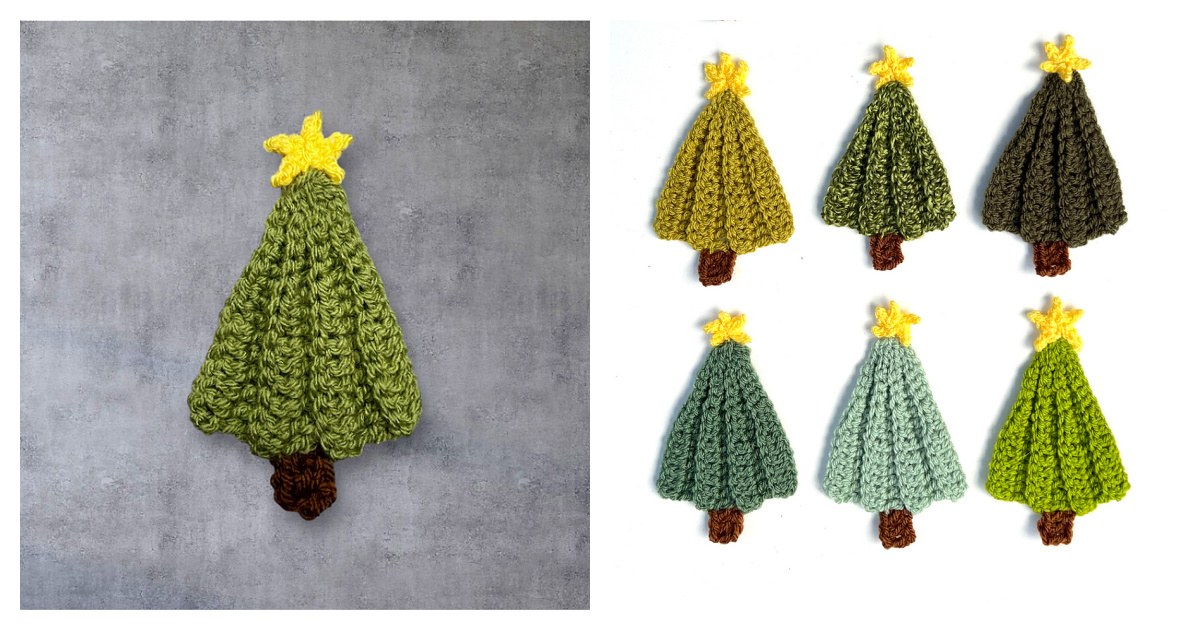 Christmas Tree Ornament Free Crochet Pattern