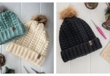 Danielle Beanie Free Crochet Pattern and Video Tutorial