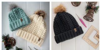 Danielle Beanie Free Crochet Pattern and Video Tutorial