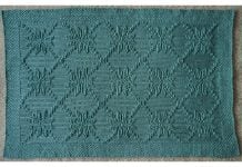 Frost Flowers Baby Blanket Free Crochet Pattern