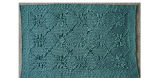 Frost Flowers Baby Blanket Free Crochet Pattern