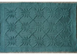 Frost Flowers Baby Blanket Free Crochet Pattern