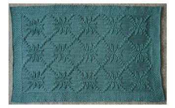 Frost Flowers Baby Blanket Free Crochet Pattern