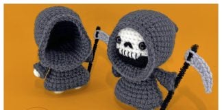 Grim Reaper Amigurumi Free Crochet Pattern