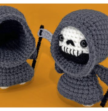 Grim Reaper Amigurumi Free Crochet Pattern