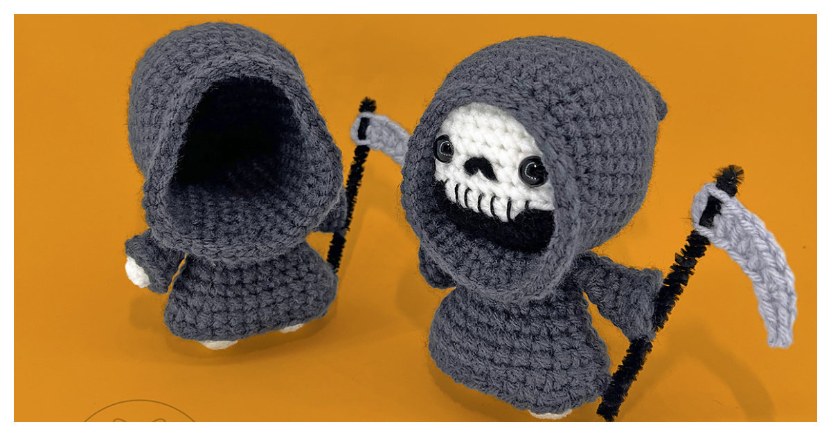Grim Reaper Amigurumi Free Crochet Pattern