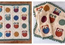 Little Hoot Owl Blanket Free Crochet Pattern