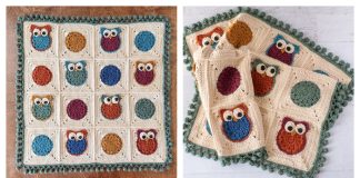 Little Hoot Owl Blanket Free Crochet Pattern
