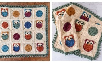 Little Hoot Owl Blanket Free Crochet Pattern