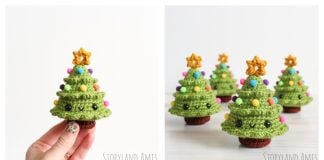 Mini Christmas Tree Amigurumi Free Crochet Pattern