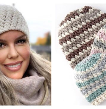Rainer Slouchy Hat Free Crochet Pattern