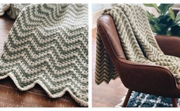 Riley Throw Free Crochet Pattern and Video Tutorial