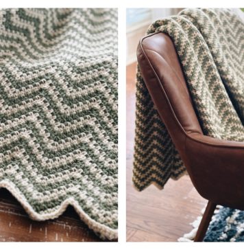 Riley Throw Free Crochet Pattern and Video Tutorial