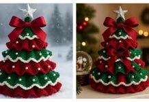 Ruffled Christmas Tree Crochet Pattern