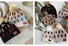 Starlight Mosaic Hat Free Crochet Pattern and Video Tutorial