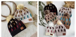 Starlight Mosaic Hat Free Crochet Pattern and Video Tutorial