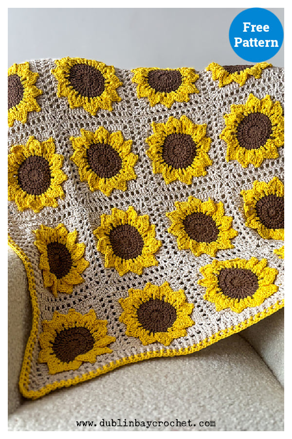 Sunny Days Blanket Free Crochet Pattern