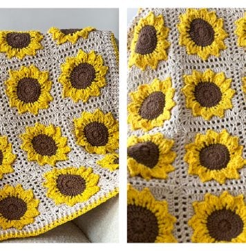 Sunny Days Blanket Free Crochet Pattern