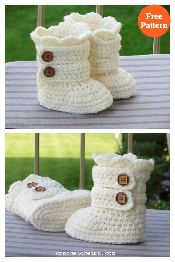 Toddler Classic Boots Free Crochet Pattern