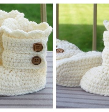 Toddler Classic Boots Free Crochet Pattern