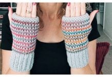 Tunisian Fingerless Gloves Free Crochet Pattern Tunisian Fingerless Gloves Free Crochet Pattern
