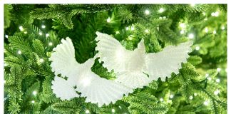 Turtle Doves Ornament Free Crochet Pattern and Video Tutorial