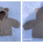 Bear Hug Baby Jacket Free Crochet Pattern