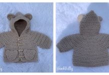 Bear Hug Baby Jacket Free Crochet Pattern