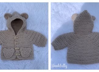 Bear Hug Baby Jacket Free Crochet Pattern