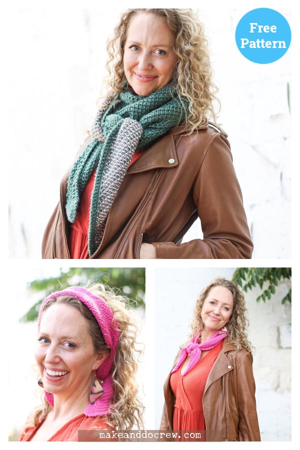 Beginner Tunisian Scarf Free Crochet Pattern