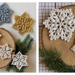 Bobble Frost Snowflake Free Crochet Pattern