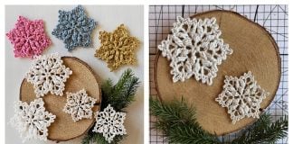 Bobble Frost Snowflake Free Crochet Pattern