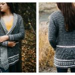 Bordeaux Bobble Cardigan Free Crochet Pattern