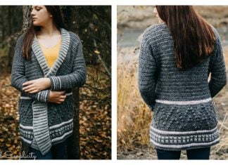 Bordeaux Bobble Cardigan Free Crochet Pattern Bordeaux Bobble Cardigan Free Crochet Pattern