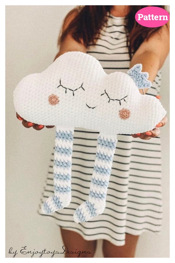 Cloud Pillow Amigurumi Crochet Pattern