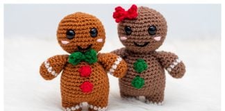 Gerry the Gingerbread Amigurumi Free Crochet Pattern
