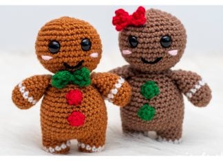 Gerry the Gingerbread Amigurumi Free Crochet Pattern Gerry the Gingerbread Amigurumi Free Crochet Pattern