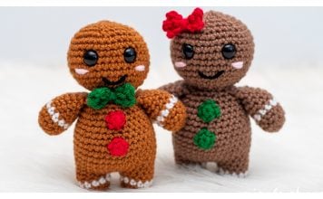 Gerry the Gingerbread Amigurumi Free Crochet Pattern