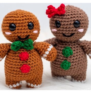 Gerry the Gingerbread Amigurumi Free Crochet Pattern