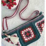 Granny Crossbody Bum Bag Free Crochet Pattern